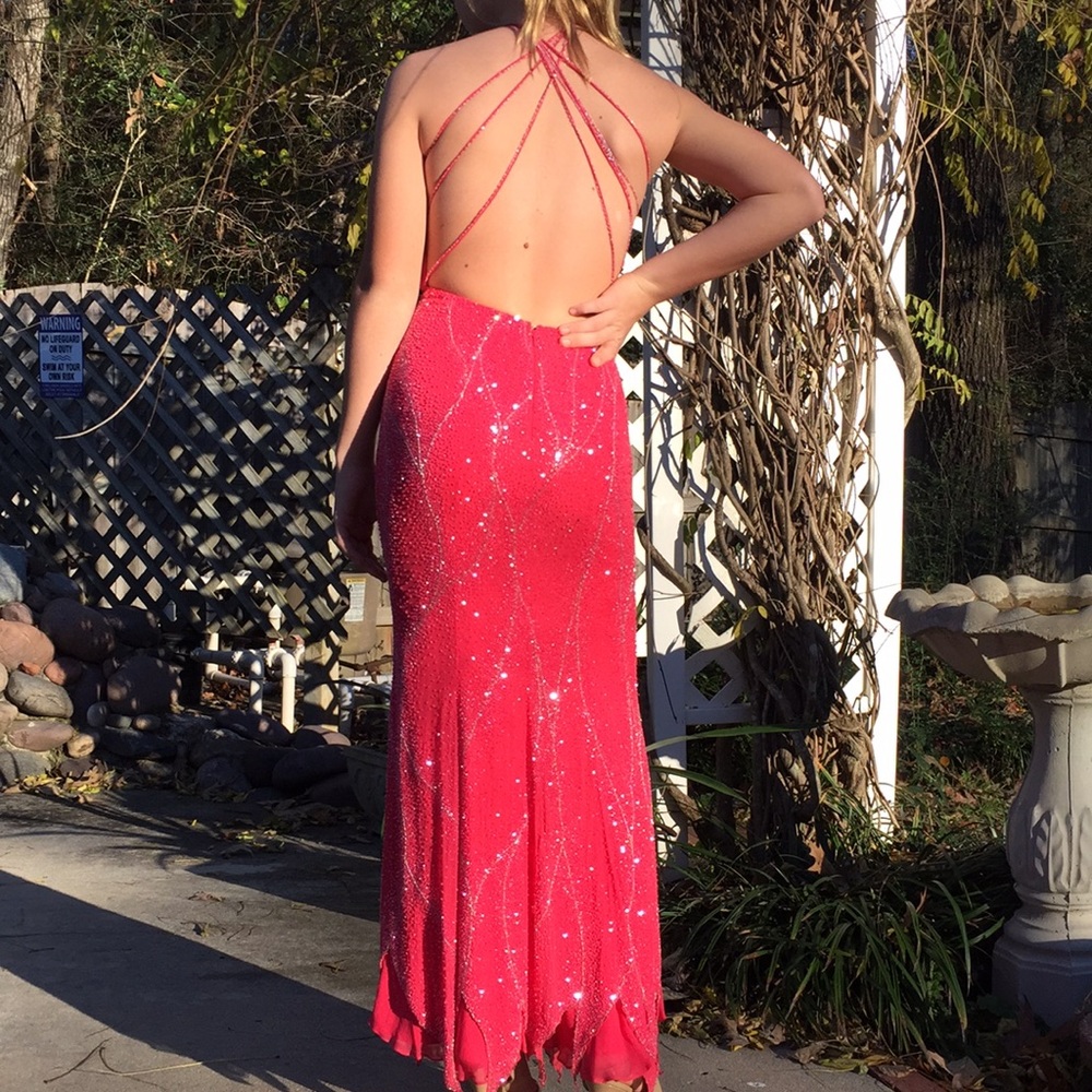 Sparkle Pink Formal Dress - Picture 2 of 2